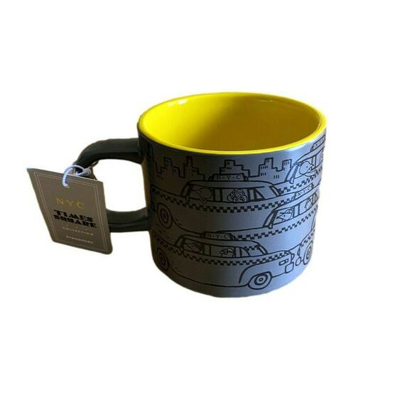 Starbucks Mug New York City Times Square 12 oz NYC Taxi Yellow Cab The Big Apple - Picture 9 of 12